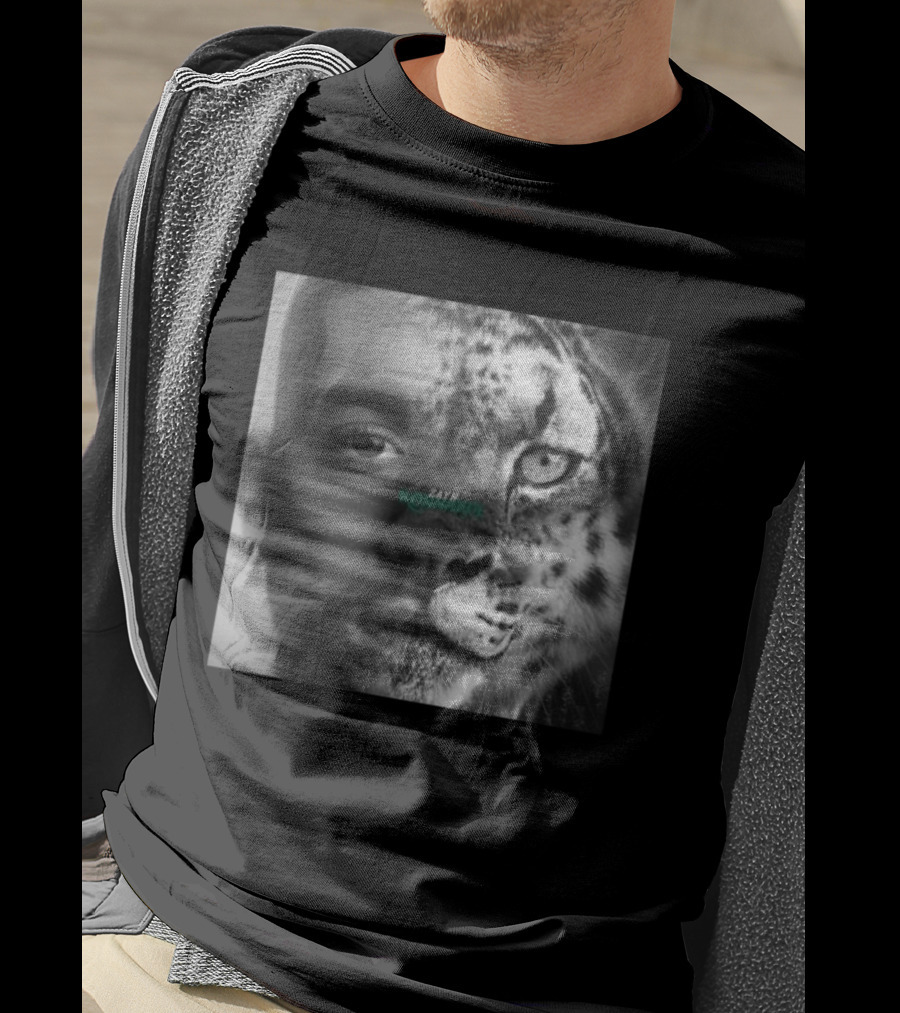 Zayn Konnakol Half Human Half Leopard Face T-Shirt