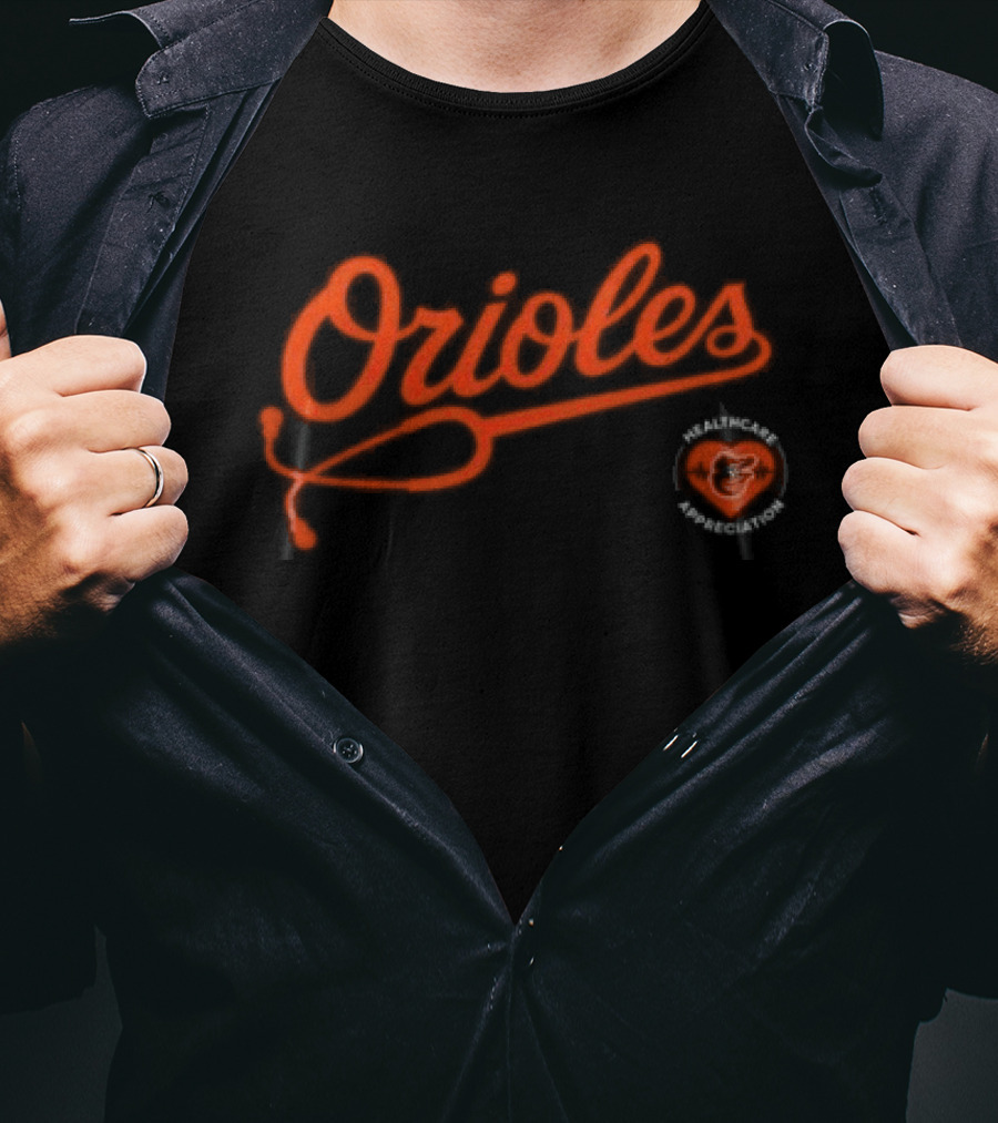 Orioles 2026 Healthcare Appreciation Night Baseball Team Collaboration T-Shirt