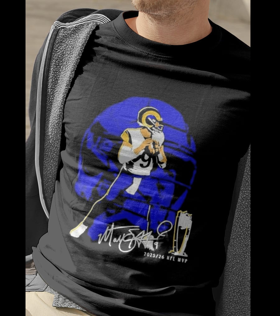 Matthew Stafford LA Rams 2025 26 NFL MVP T-Shirt
