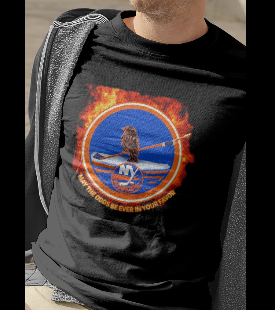 May The Odds Be Ever In Your Favor NY Islanders Rally Bird Hockey T-Shirt