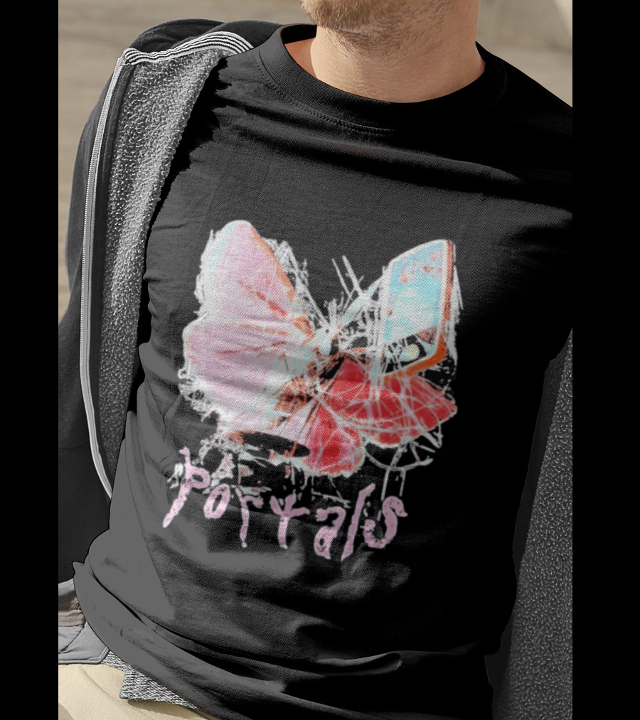 Melanie Martinez Portals Spiderweb Butterfly Phone T-Shirt