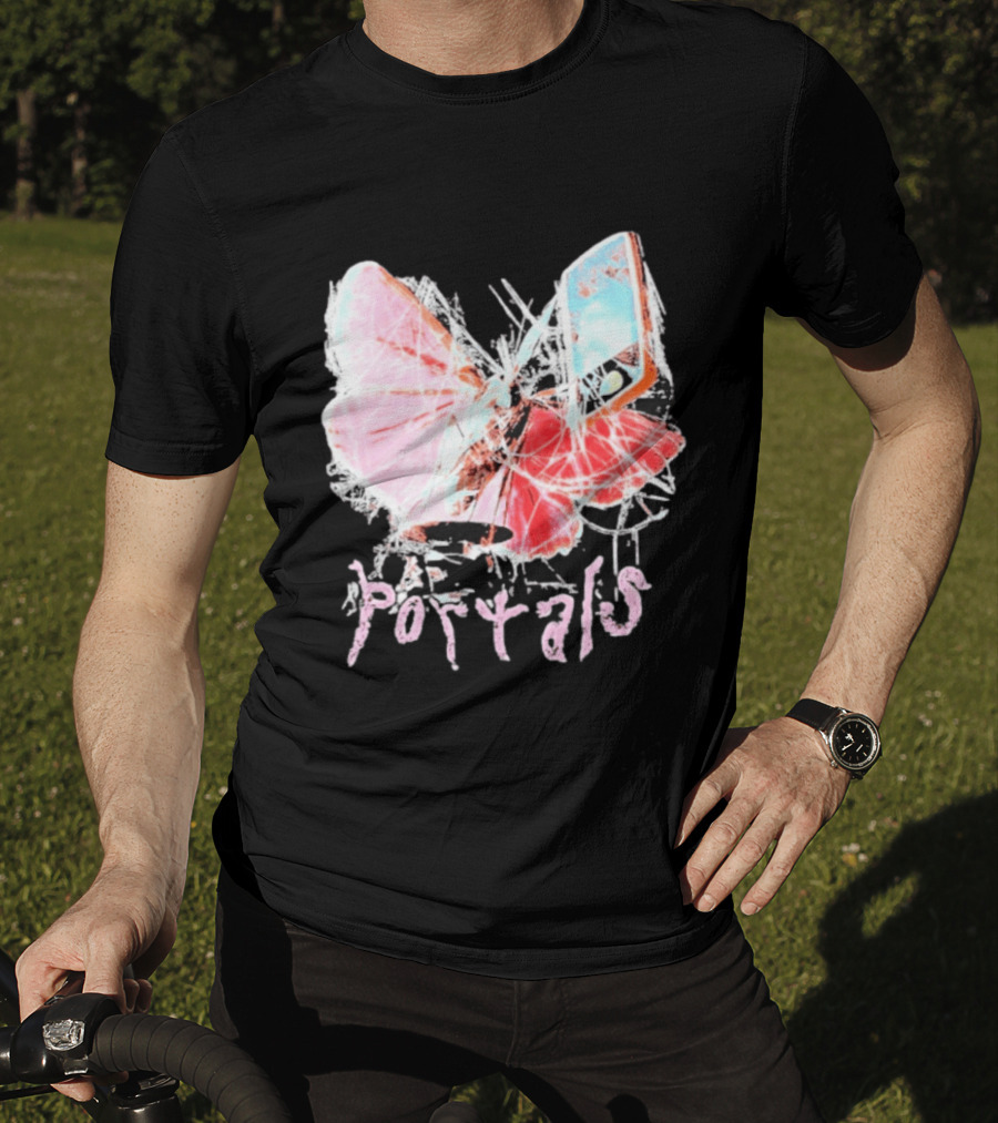 Melanie Martinez Portals Spiderweb Butterfly Phone T-Shirt