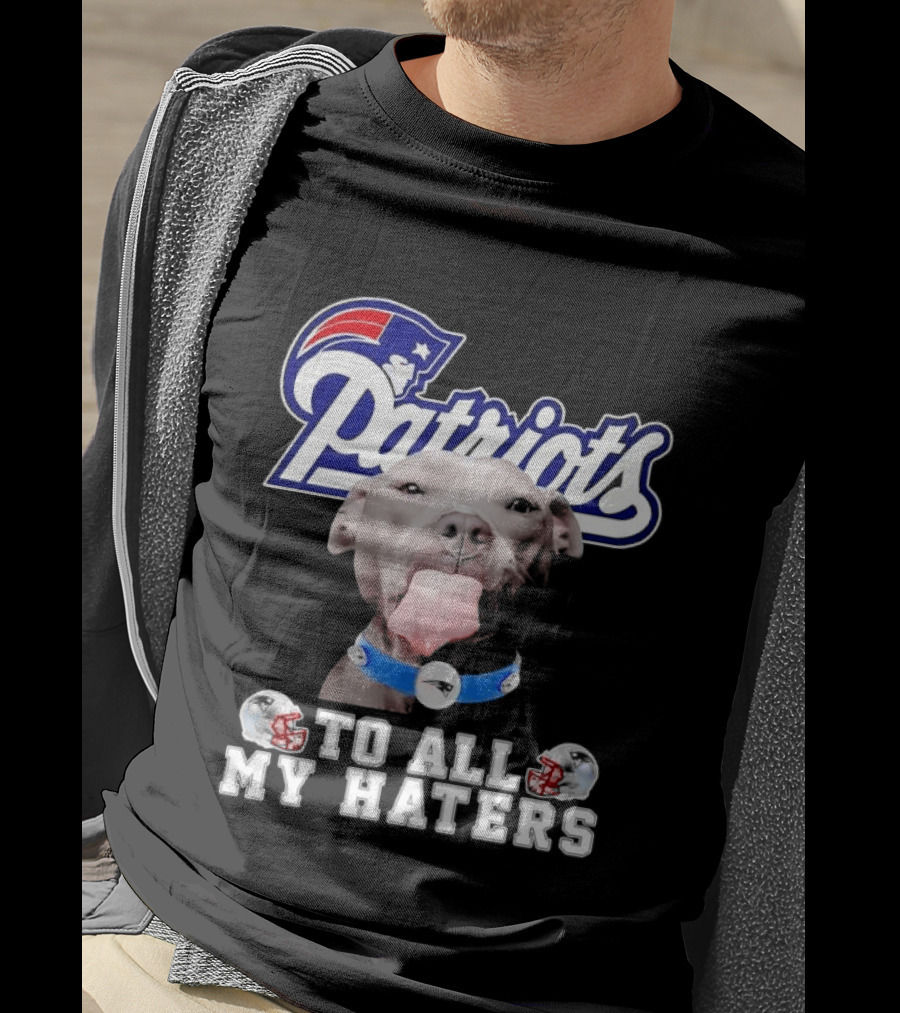 Patriots Pitbull To All My Haters NFL Fan T-Shirt