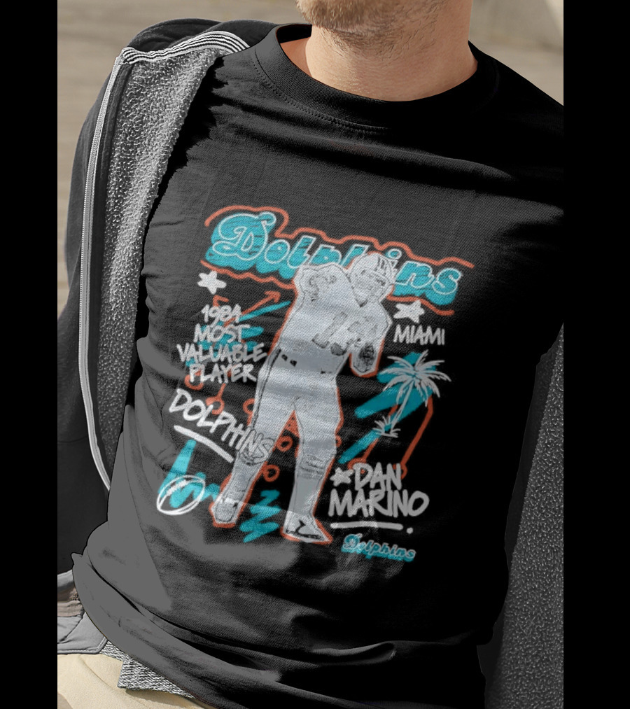 Dan Marino Dolphins MVP Miami 1984 Most Valuable Player T-Shirt