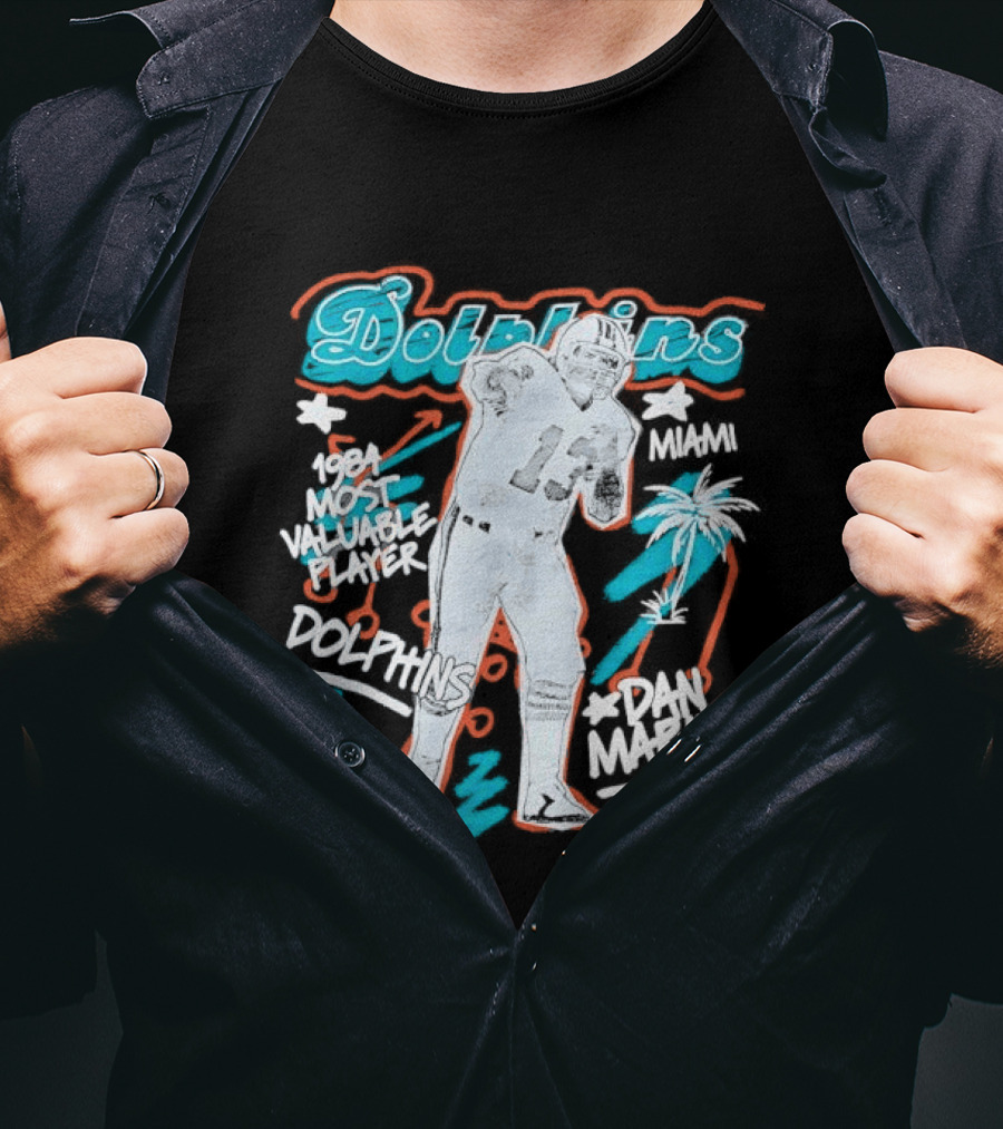 Dan Marino Dolphins MVP Miami 1984 Most Valuable Player T-Shirt