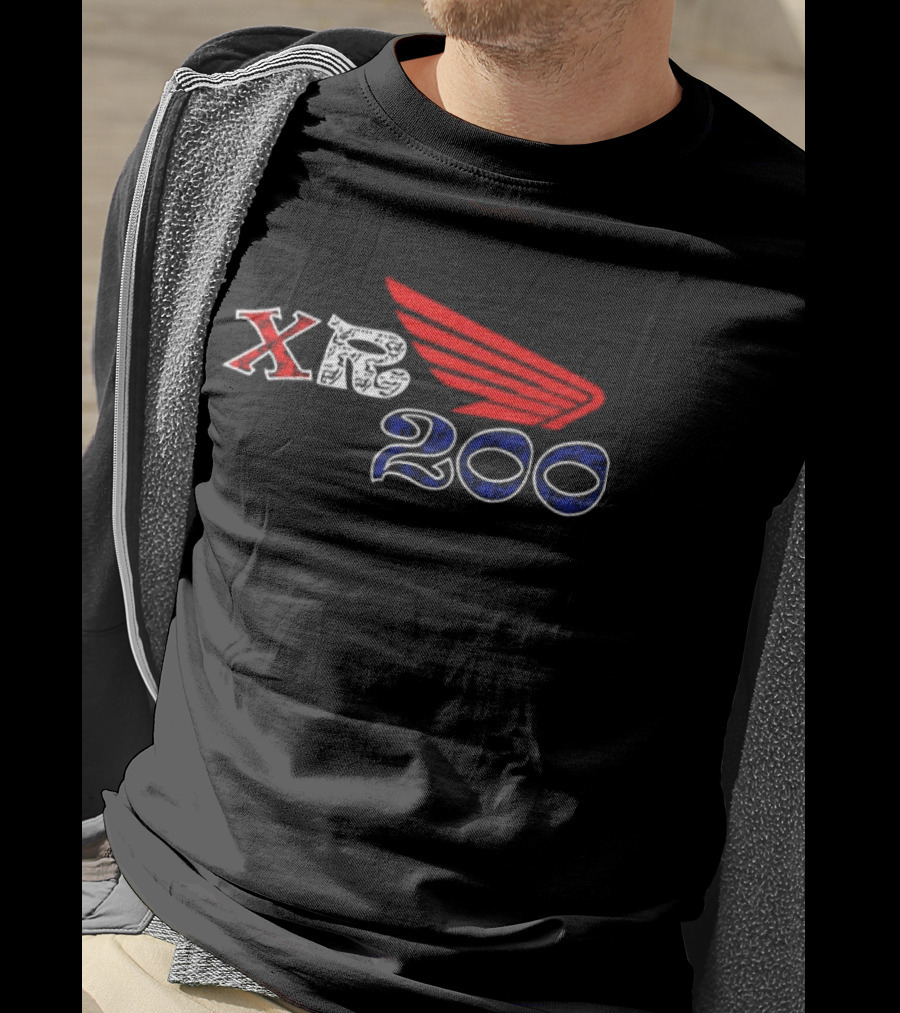 Honda XR200 Red Wing Motocross Racing T-Shirt