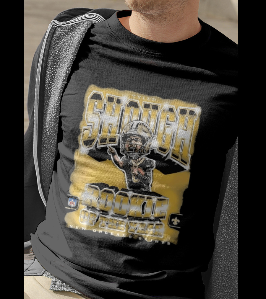 Tyler Shough New Orleans Saints Rookie Of The Year NFL T-Shirt