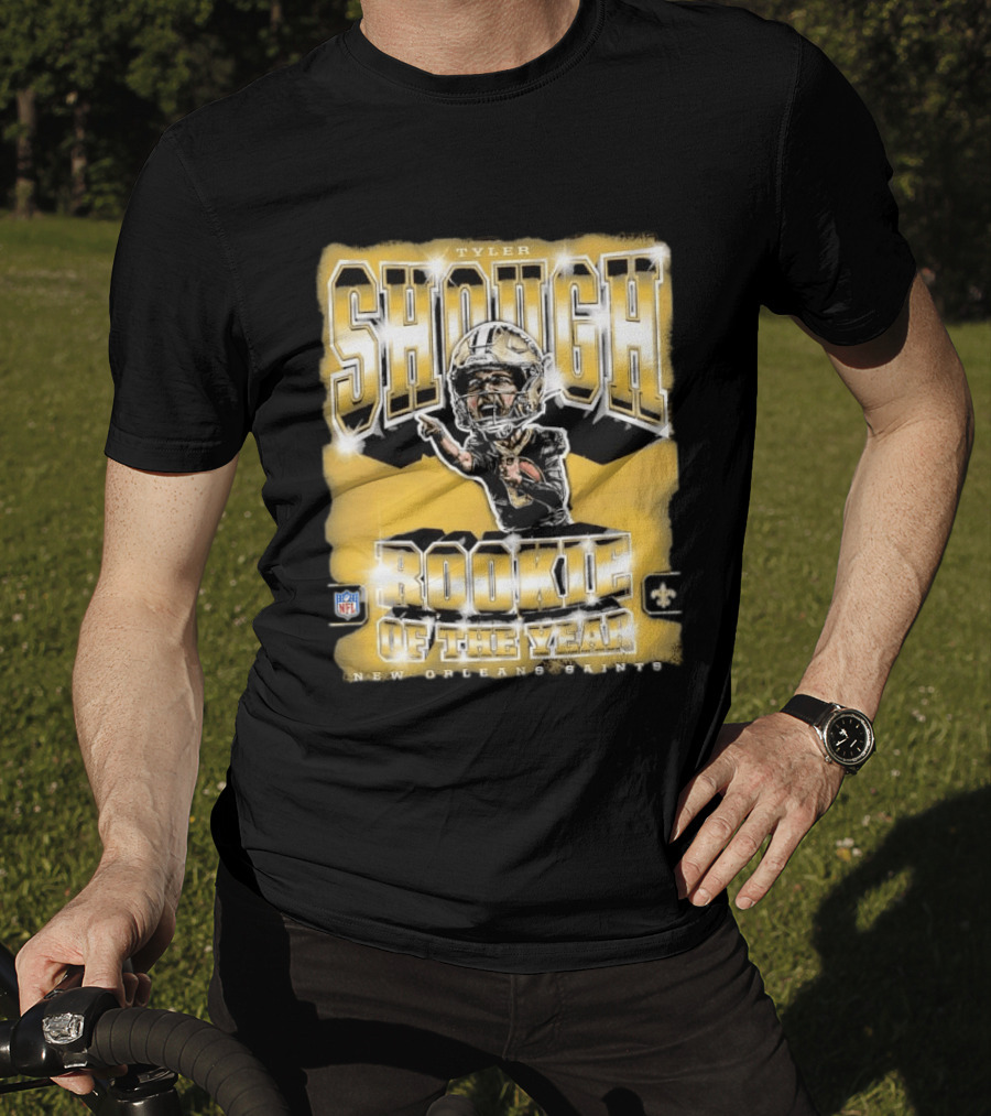Tyler Shough New Orleans Saints Rookie Of The Year NFL T-Shirt