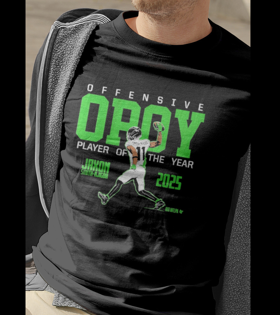 Offensive OPOY Player Of The Year Jaxson Smith Njigba 2025 T-Shirt