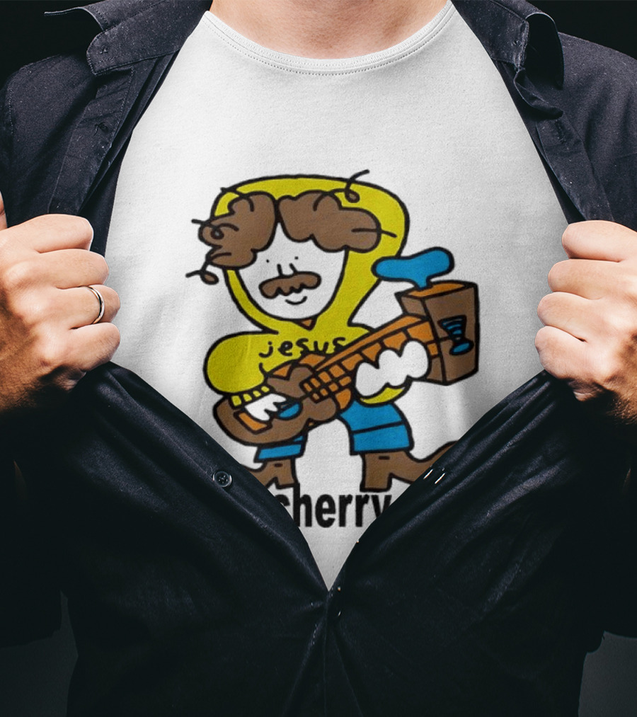 Jesus Joel Cherry Tree Guitar T-Shirt