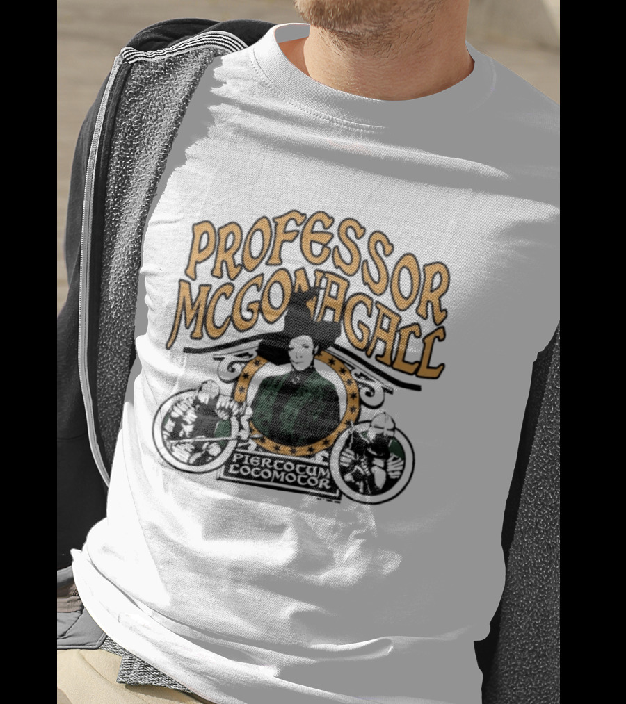 Professor McGonagall Piertotum Locomotor Magic Spell T-Shirt