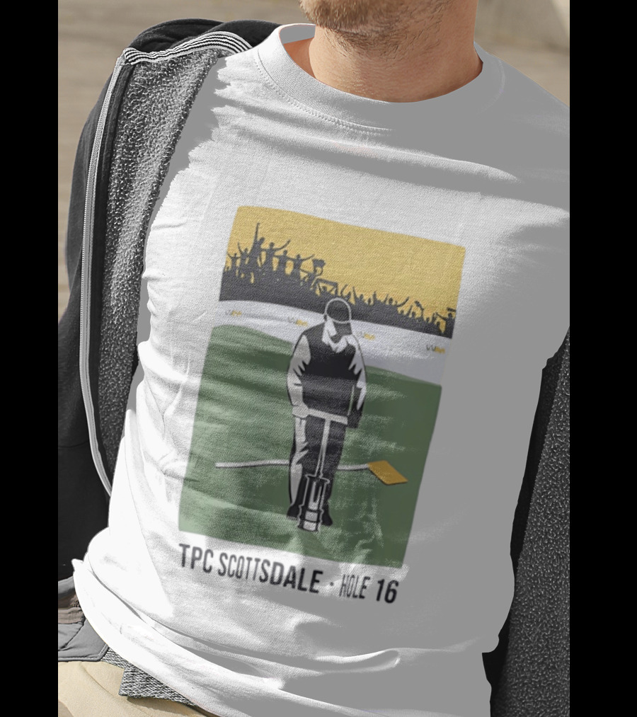 TPC Scottsdale Hole 16 Golfer Crowd Scene T-Shirt