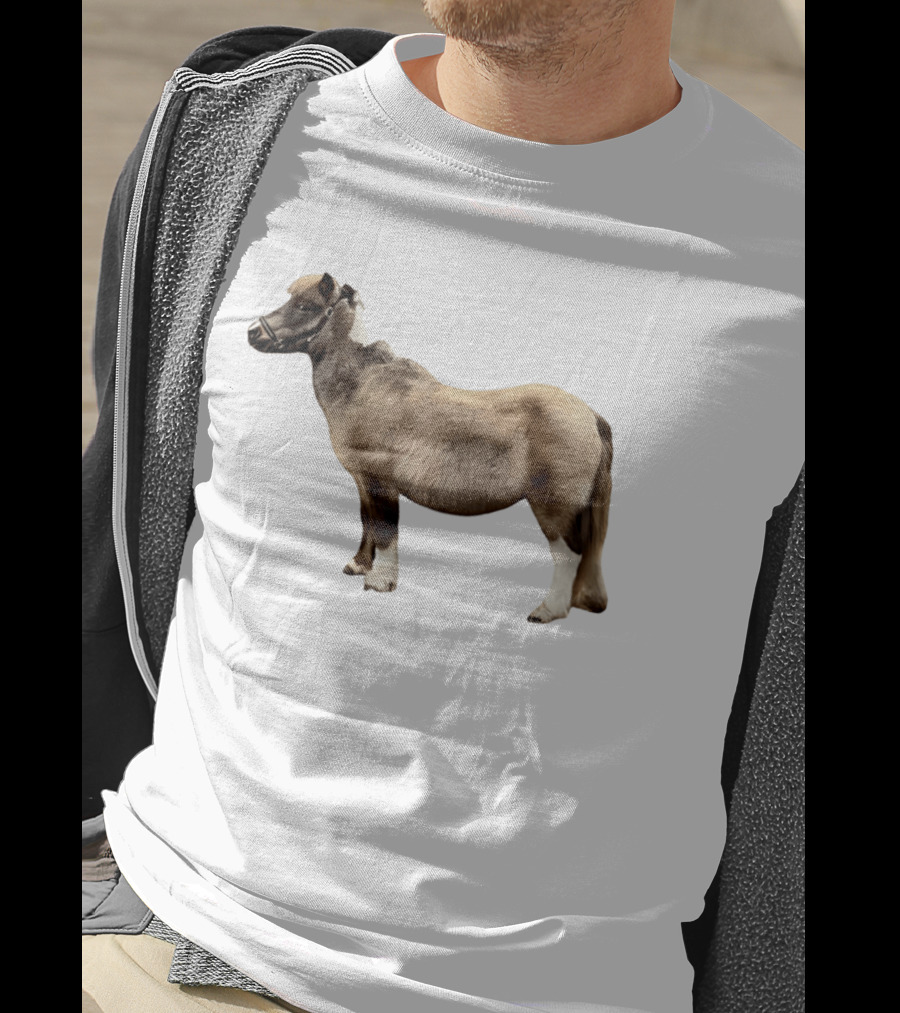 Doug Shetland Pony And Horse Hybrid Image T-Shirt