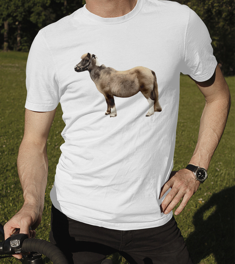 Doug Shetland Pony And Horse Hybrid Image T-Shirt
