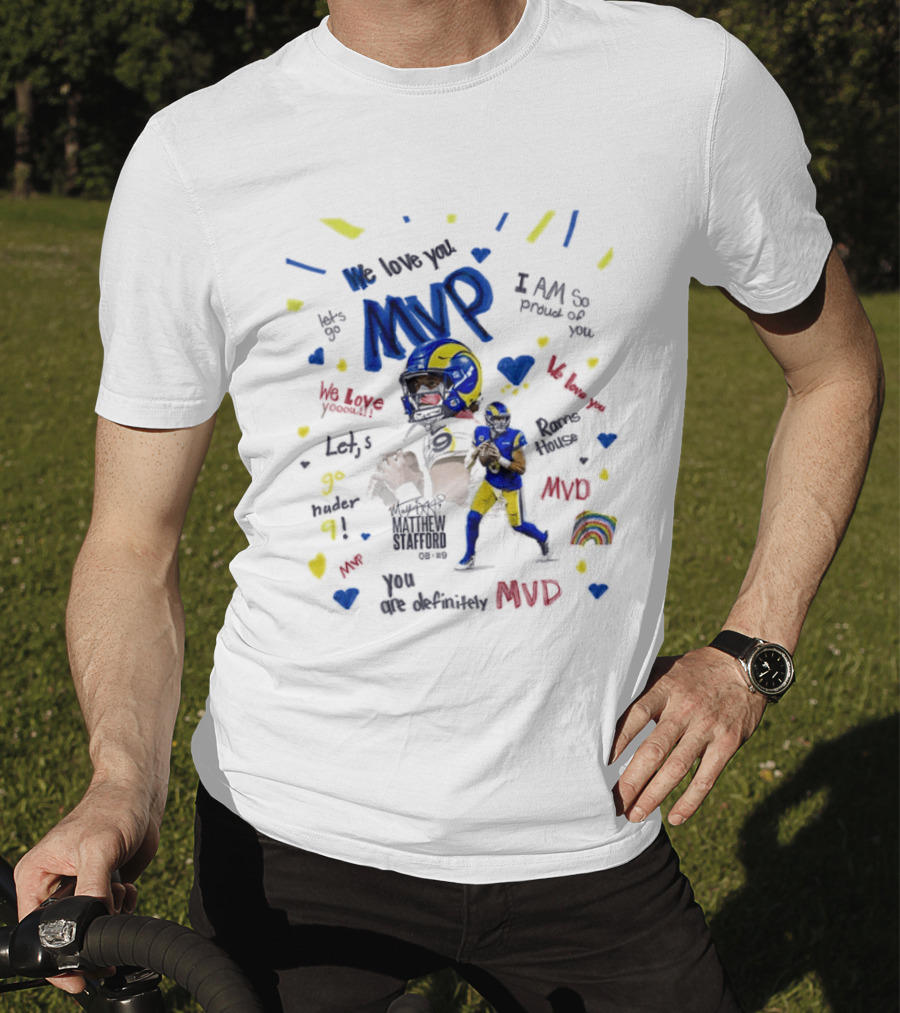 Matthew Stafford MVP Season 2025 I Am The MVP RAMS T-Shirt