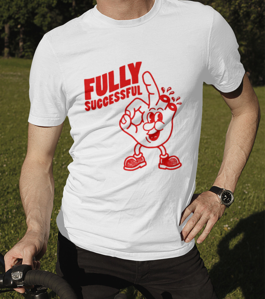 NPS Fully Successful Hand OK Gesture Cartoon T-Shirt
