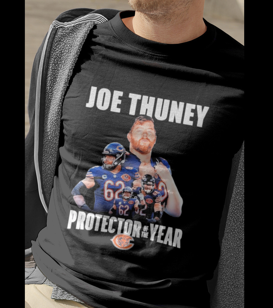 Joe Thuney Chicago Bears Protector Of The Year 62 T-Shirt