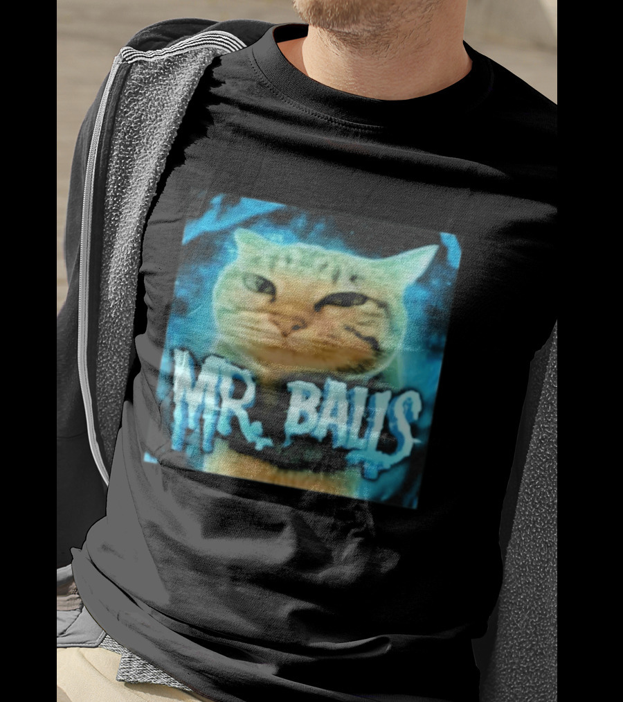 Mr Balls Cat T-Shirt