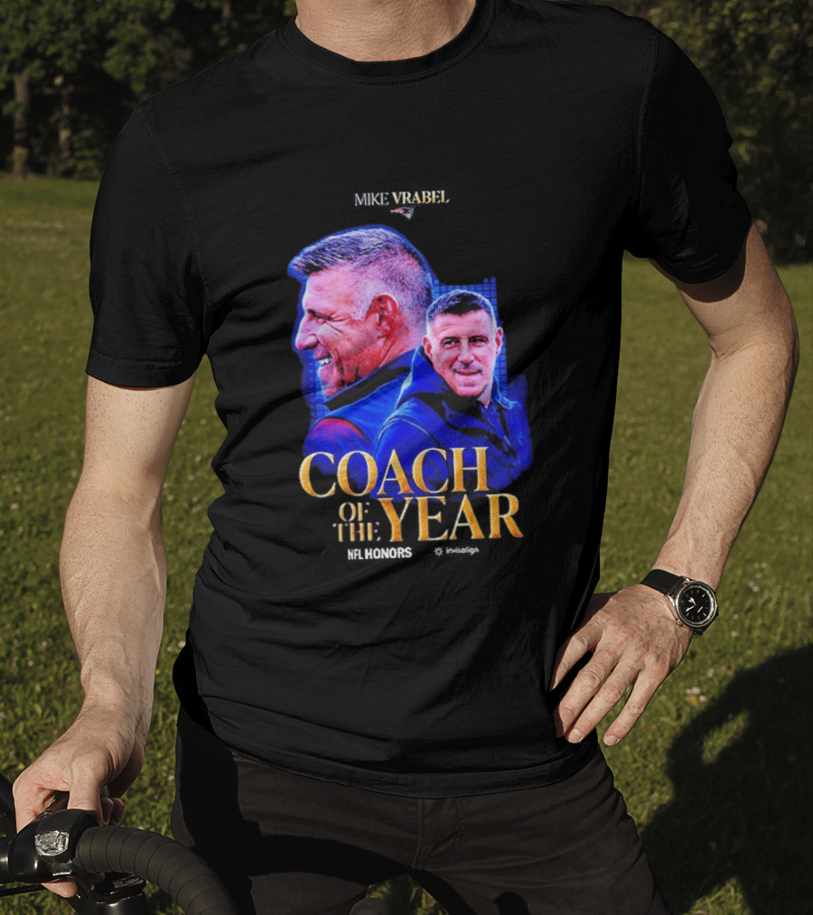 Congrats Mike Vrabel NFL Coach Of The Year 2026 T-Shirt