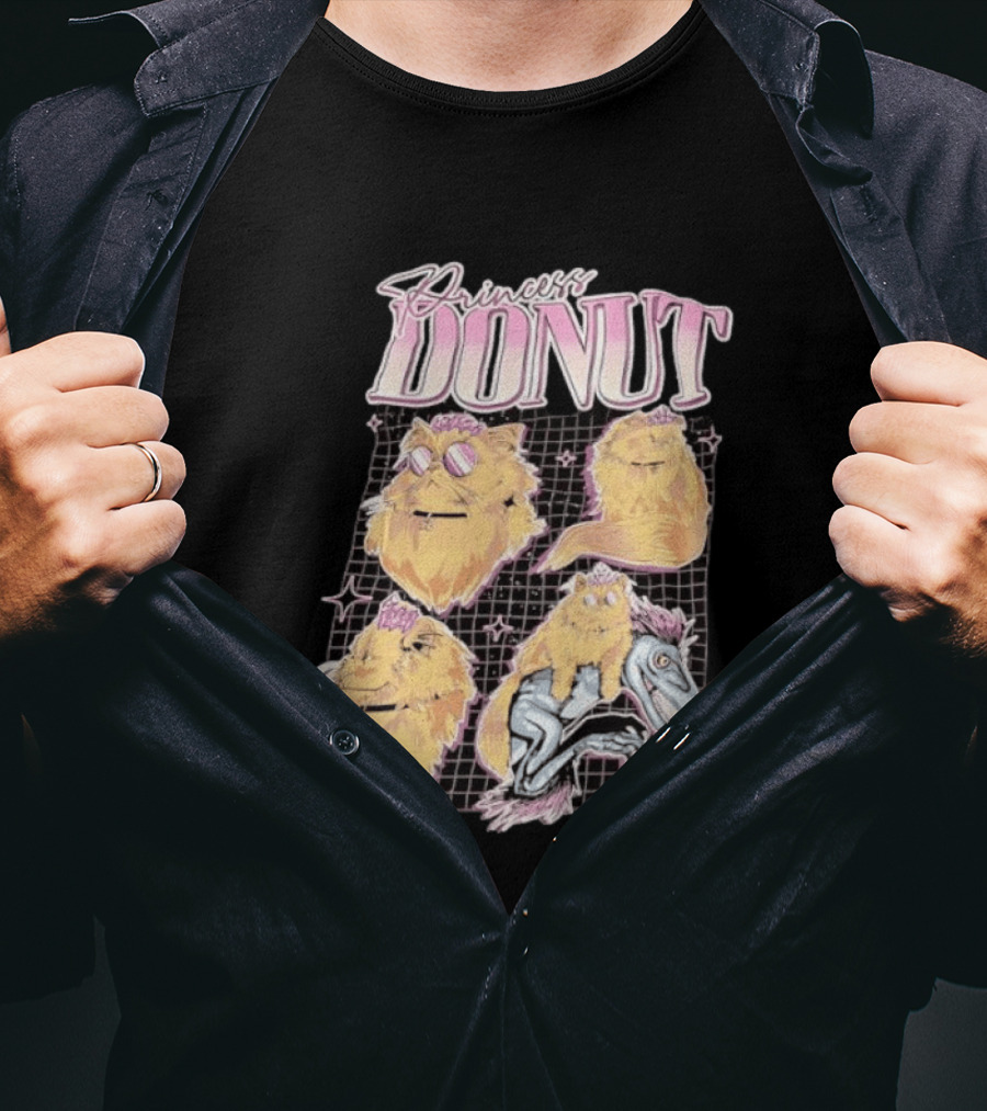 Princess Donut Collage Dungeon Crawler Carl Cat T-Shirt