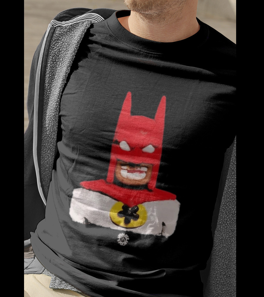 Spooky Vameee Batman Red White Figure T-Shirt