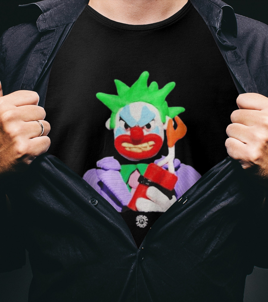 SPOOKY X VAMEEE Joker Clown Holding Dynamite T-Shirt