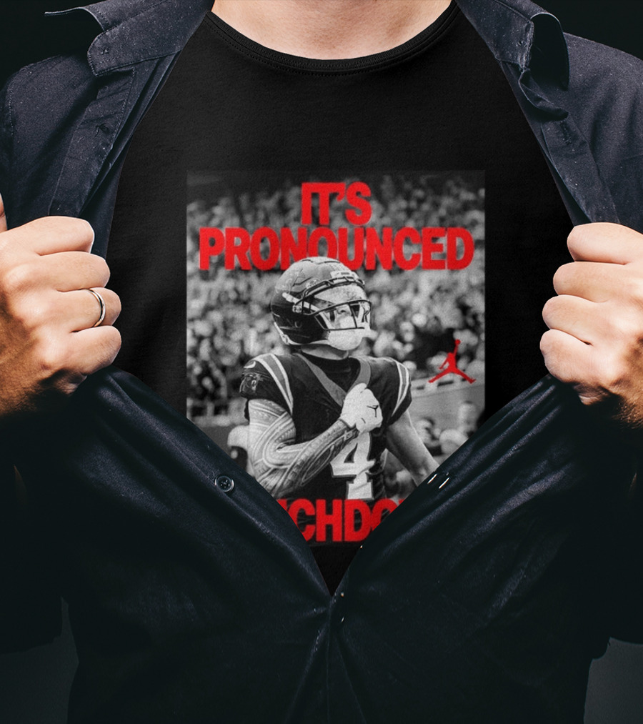 Tetairoa McMillan Carolina Panthers Jordan It's Pronounced Touchdown T-Shirt