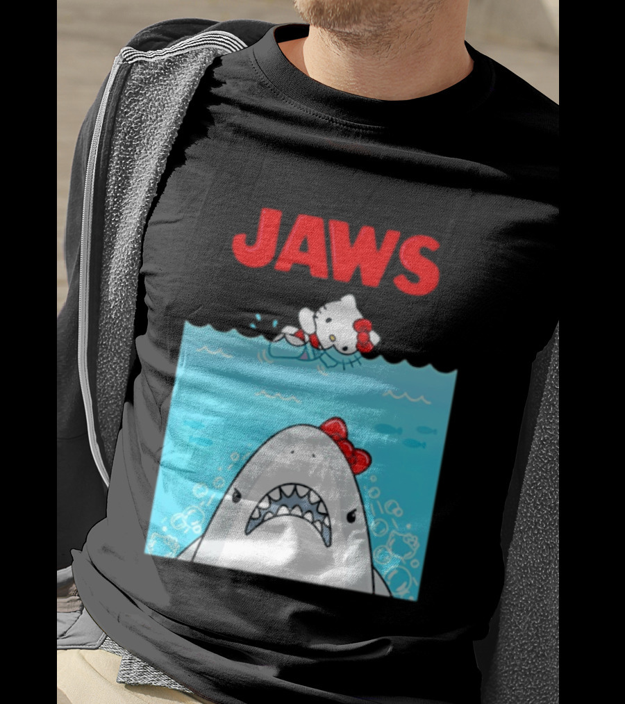 Hello Kitty Jaws Universal Studios Collaboration T-Shirt