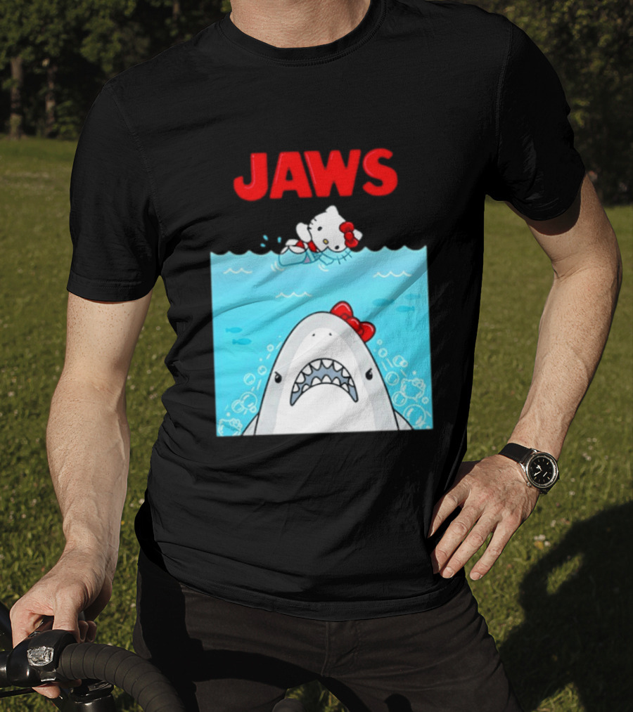 Hello Kitty Jaws Universal Studios Collaboration T-Shirt