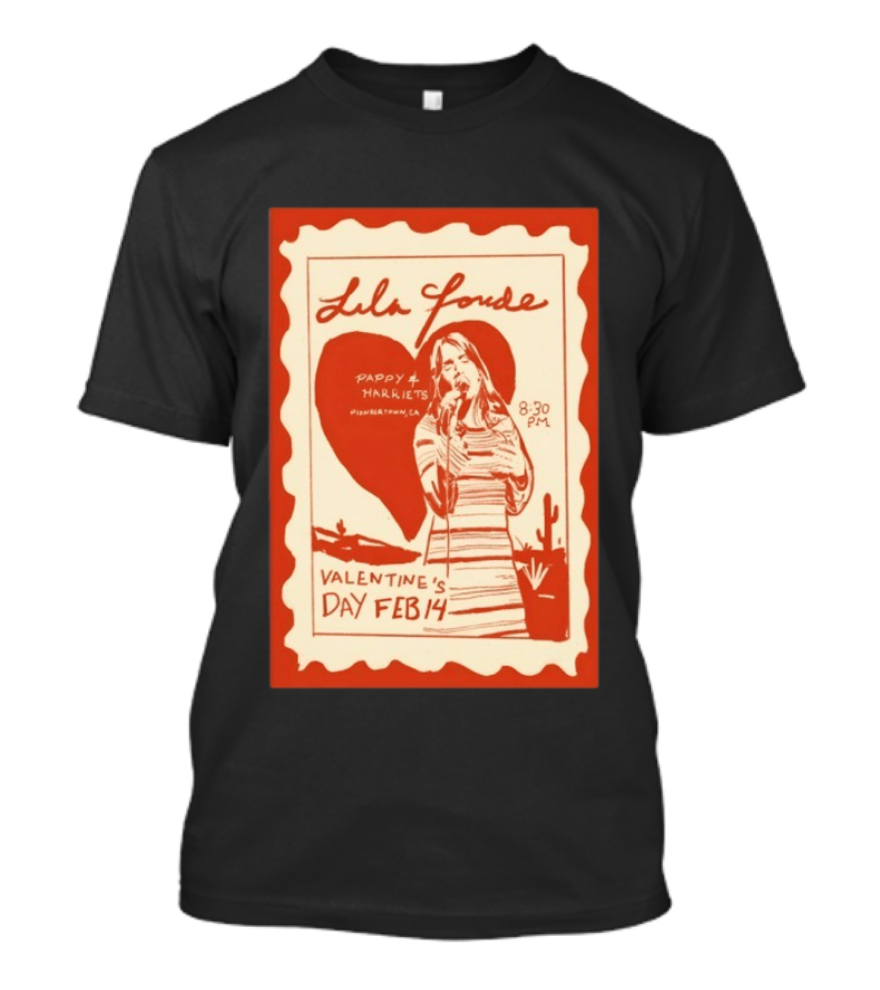 Lila Forde Valentine's Day February 14 Pappy Harriets Pioneertown CA 2026 T-Shirt