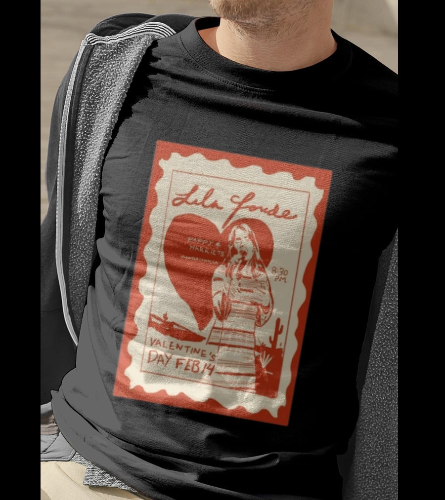 Lila Forde Valentine's Day February 14 Pappy Harriets Pioneertown CA 2026 T-Shirt