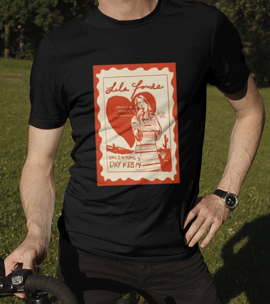 Lila Forde Valentine's Day February 14 Pappy Harriets Pioneertown CA 2026 T-Shirt