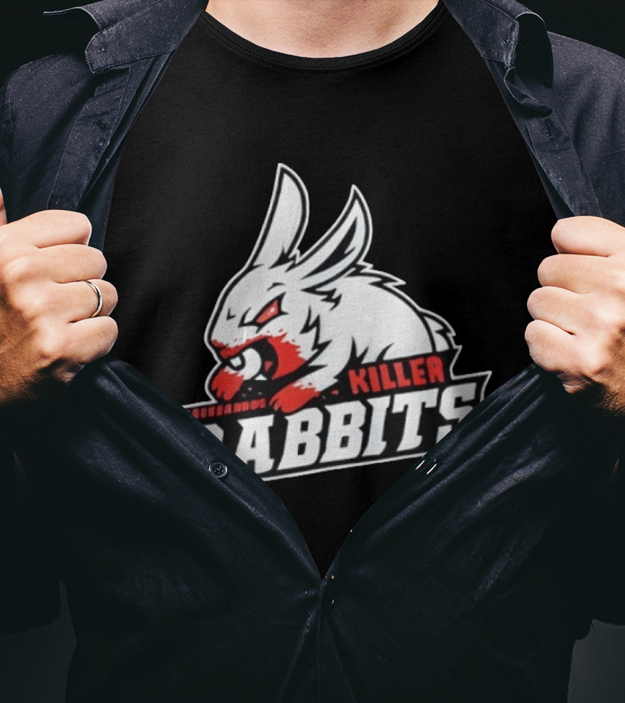 Caerbannog Killer Rabbits Bloody Bunny T-Shirt