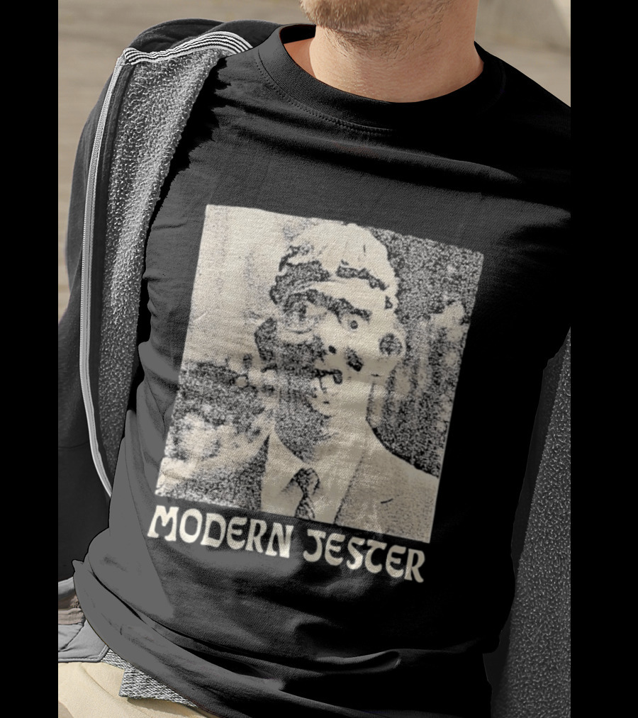 Modern Jester Aaron Dilloway Album Cover Art Distorted Face T-Shirt