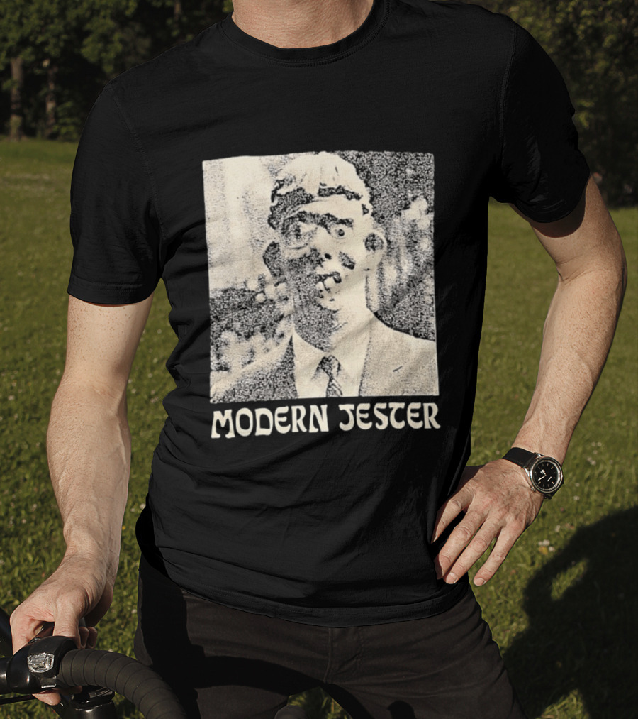 Modern Jester Aaron Dilloway Album Cover Art Distorted Face T-Shirt