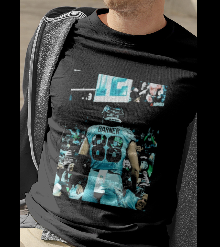AJ Barner 88 Seattle Seahawks Football Player In Stadium With Fans T-Shirt