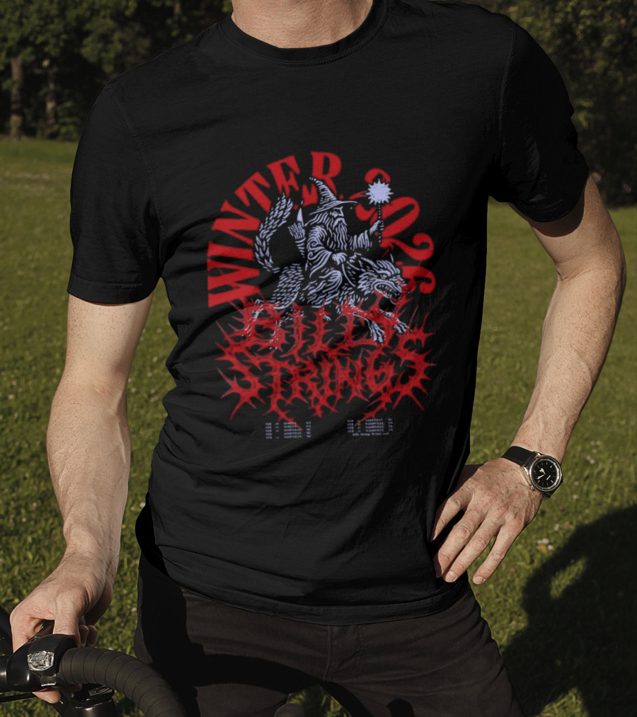 Billy Strings Winter 2026 Wizard Metal Tour T-Shirt