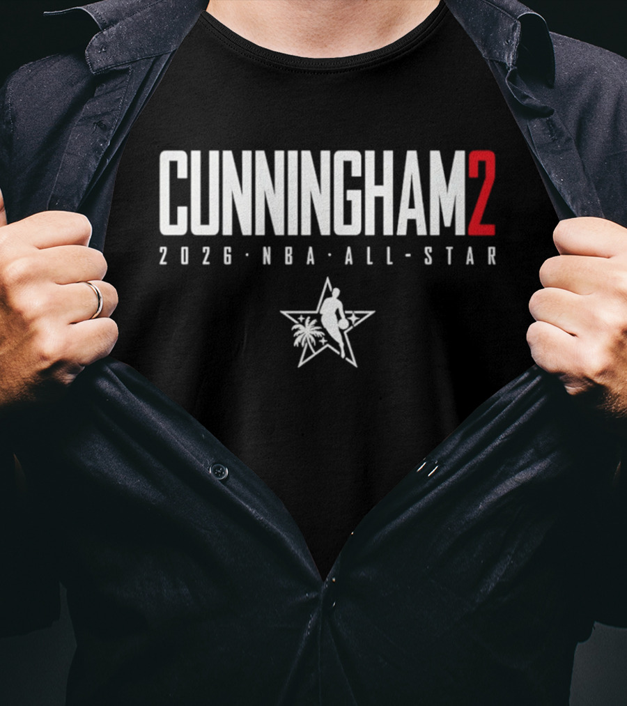 Cade Cunningham 2 2026 NBA All Star T-Shirt
