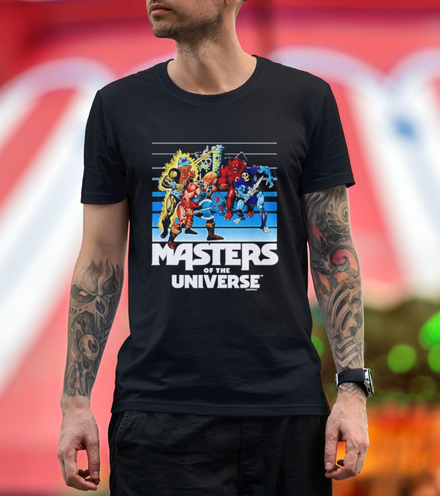Masters Of The Universe He Man Skeletor And Characters Clash T-Shirt
