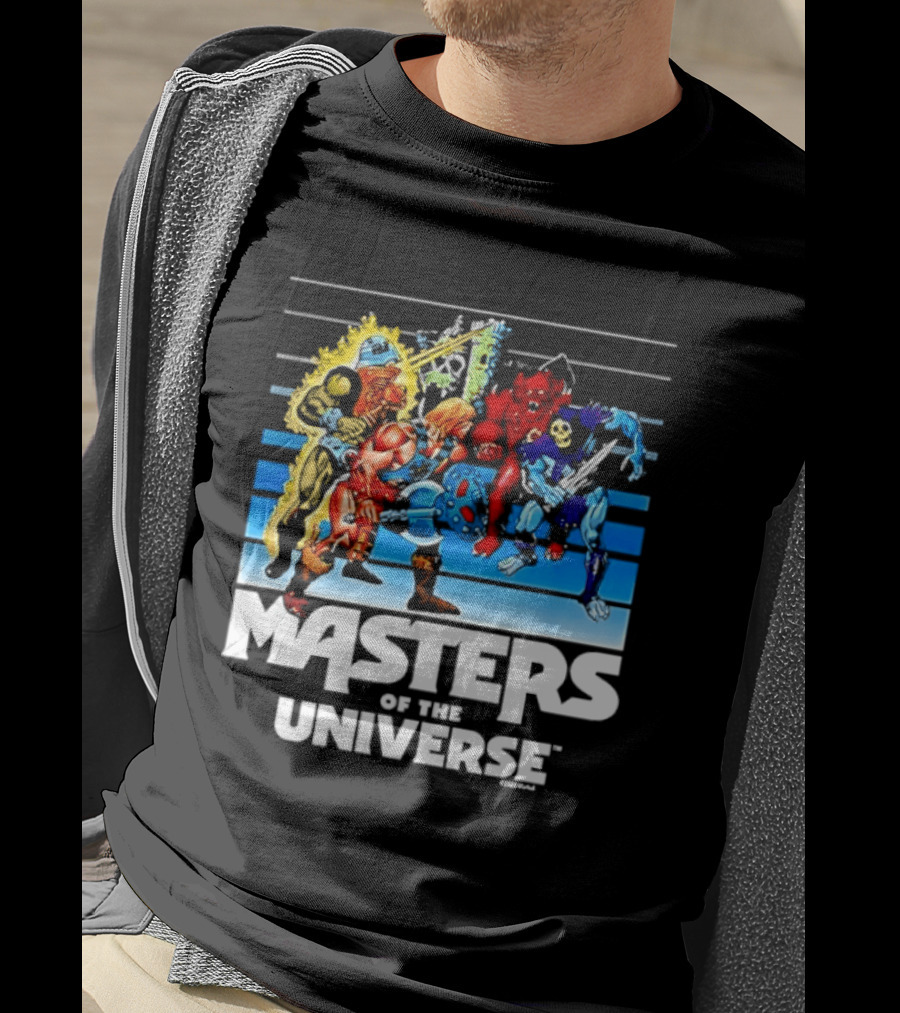 Masters Of The Universe He Man Skeletor And Characters Clash T-Shirt