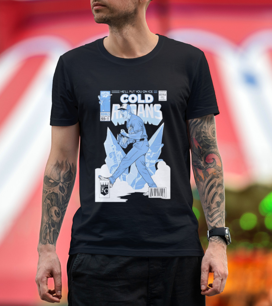 Kansas City Royals Cold Cole Ragans He'll Put You On Ice T-Shirt