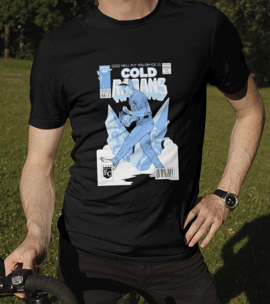 Kansas City Royals Cold Cole Ragans He'll Put You On Ice T-Shirt