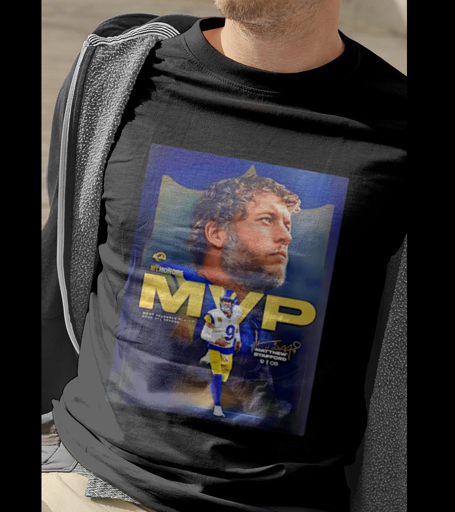 NFL Honors MVP Matthew Stafford Los Angeles Rams 2025 Most Valuable Player T-Shirt