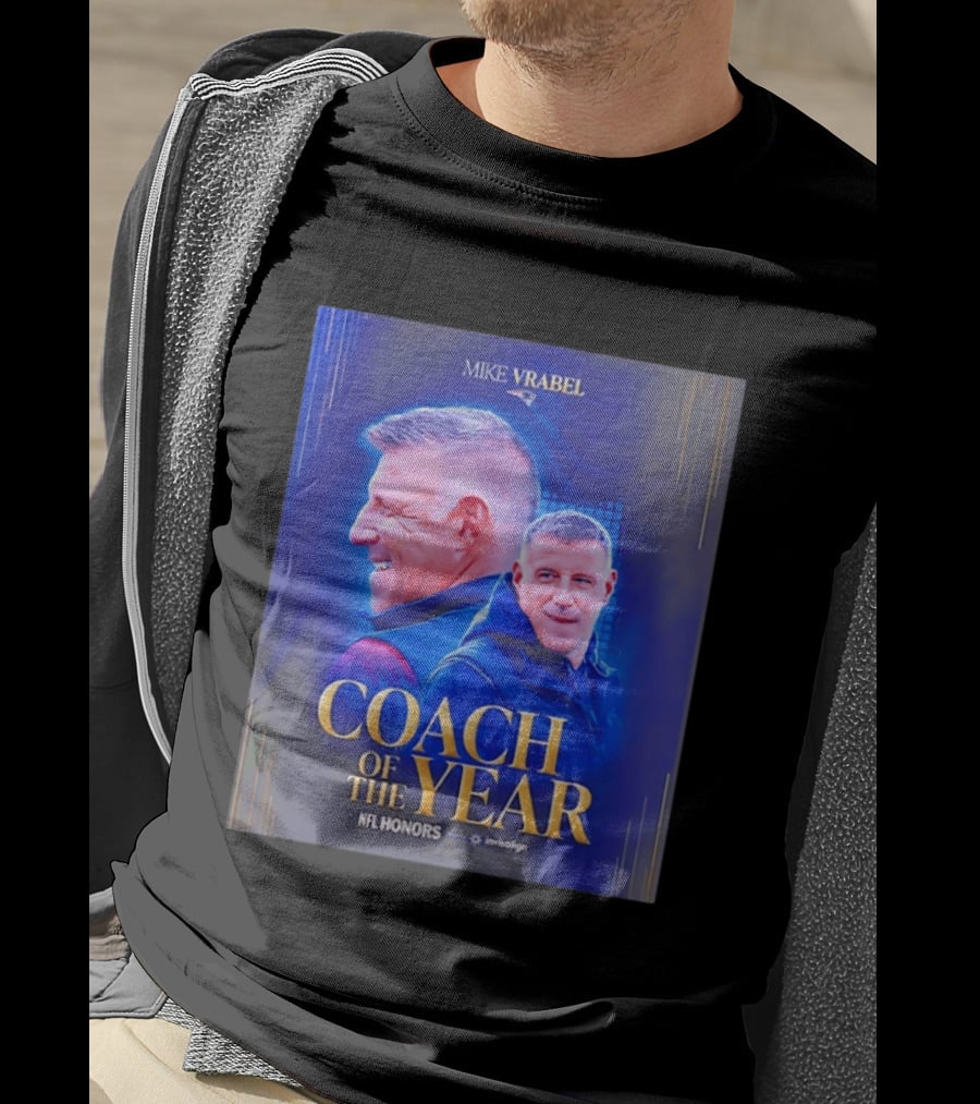 Mike Vrabel Coach Of The Year NFL Honors Patriots 2025 T-Shirt