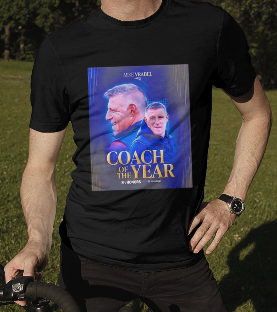 Mike Vrabel Coach Of The Year NFL Honors Patriots 2025 T-Shirt