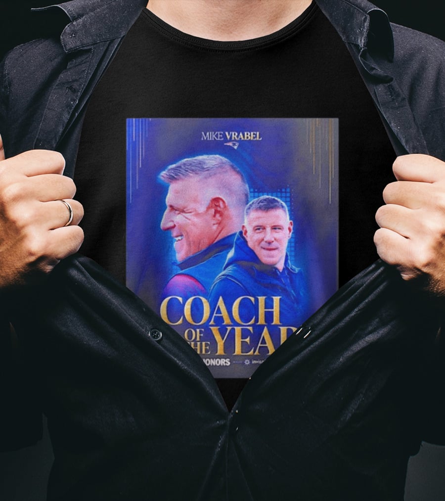 Mike Vrabel Coach Of The Year NFL Honors Patriots 2025 T-Shirt