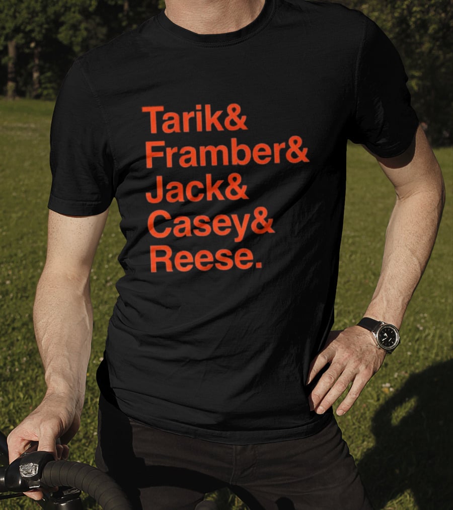 Detroit Tigers Tarik Framber Jack Casey Reese Player Names T-Shirt