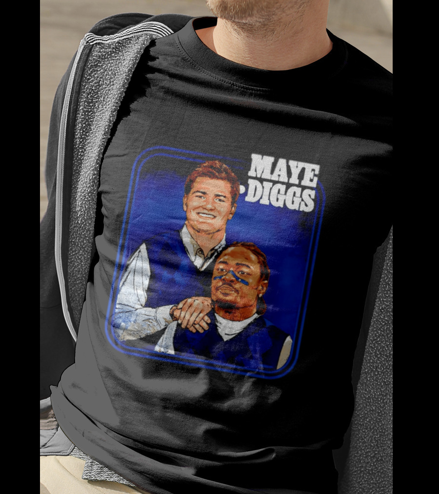 Drake Maye Stefon Diggs Step Brothers Comedy T-Shirt