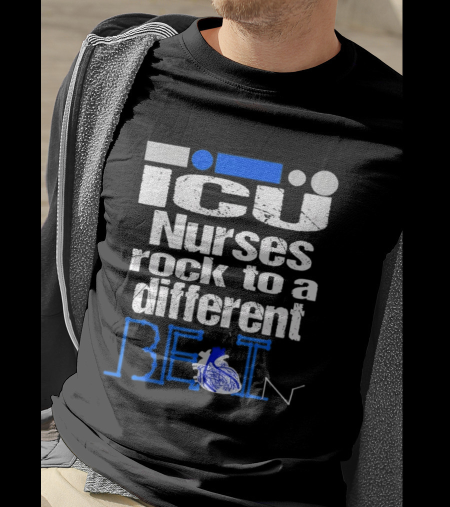 ICU Nurses Rock To A Different Beat With Heart T-Shirt