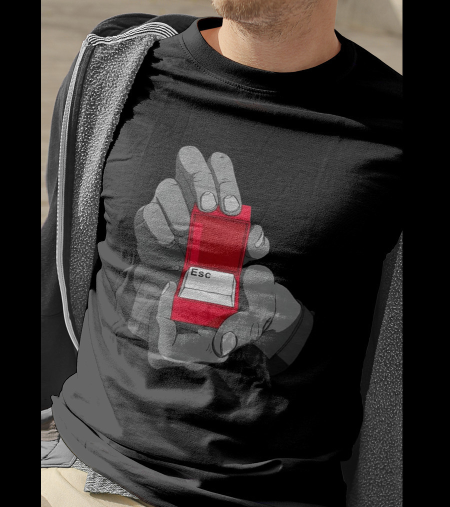 Red Box Proposal ESC Key Meme T-Shirt